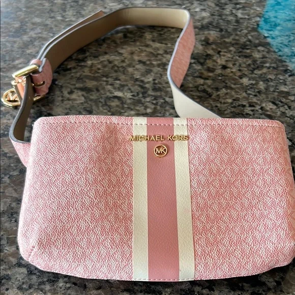 Michael Kors Signature Monogram Pink belt Size Small Michael Kors | Accessories | Michael Kors Ladies Leather  main image 2